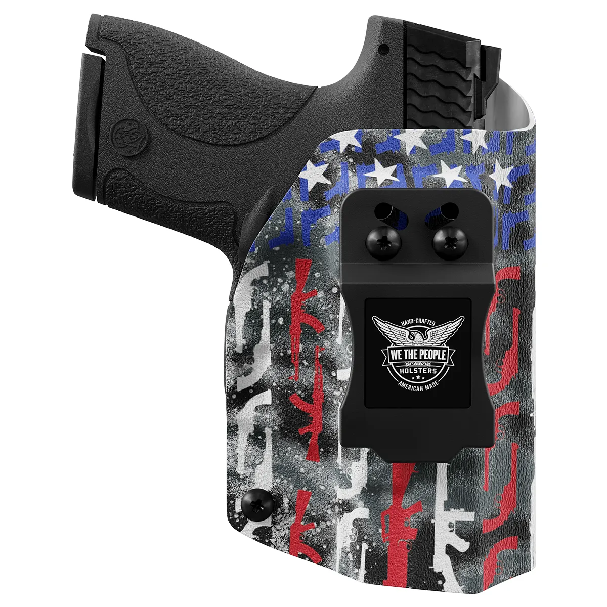 Smith & Wesson M&P Shield / M2.0 / Plus 9mm/.40/30 Super Carry with Crimson Trace LG489G Laser IWB Holster